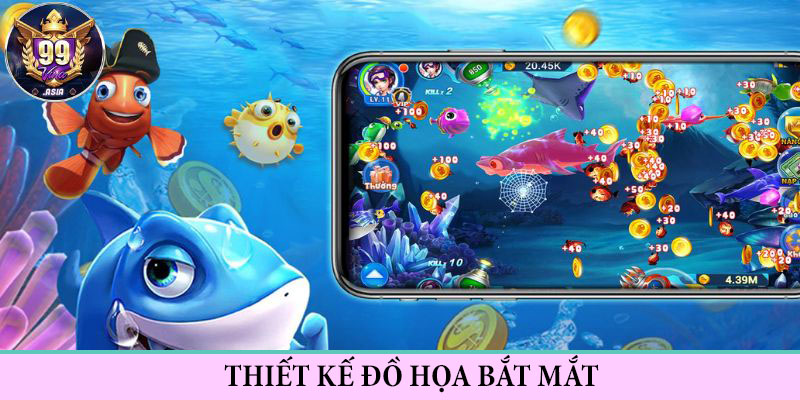 Giao diện bắn cá bắt mắt