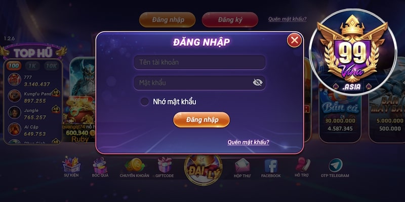 Đăng nhập nhận khuyến mãi 99vina không giới hạn