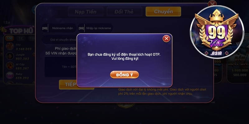 Cách khắc phục sự cố khi rút tiền 99vina