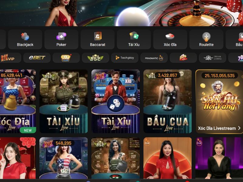 Casino trực tuyến hấp dẫn